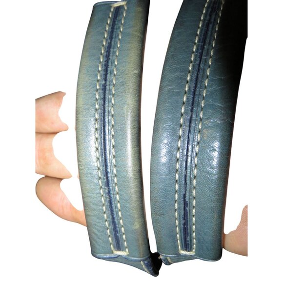 Coach Soho Blue & Grey Denim Canvas Signature C Jacquard Satchel 2008 F12310 - Picture 9 of 12